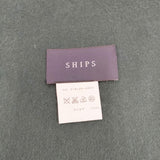 SHIPS カシミヤ 無地 マフラー ストール グリーン レディース シップス【中古】5-1006T◎