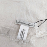 Faliero Sarti 未使用品 レーヨンコットンウール 無地 ストール オフホワイト レディース ファリエロサルティ【中古】5-1127T◎