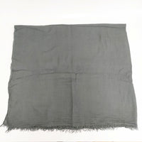 Faliero Sarti モダール カシミヤ 無地 マフラー ストール チャコールグレー レディース ファリエロサルティ【中古】5-0918G◎