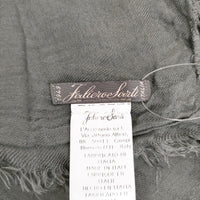 Faliero Sarti モダール カシミヤ 無地 マフラー ストール チャコールグレー レディース ファリエロサルティ【中古】5-0918G◎