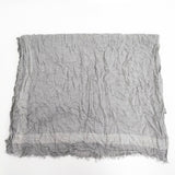 Faliero Sarti モダールカシミヤ 大判 マフラー ストール グレー レディース ファリエロサルティ【中古】5-1111T◎