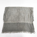 Faliero Sarti モダールシルクウール マフラー ストール グレー レディース ファリエロサルティ【中古】5-1111T◎