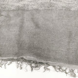 Faliero Sarti 大判 レーヨンウールナイロンシルク ストール グレー レディース ファリエロサルティ【中古】5-1027T◎