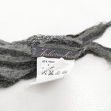 Faliero Sarti アルパカナイロン ボーダー ショール ストール ブラック グレー レディース ファリエロサルティ【中古】5-1111T◎