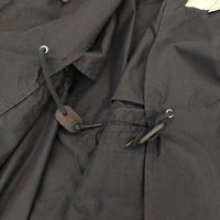 MARGARET HOWELL 578-8112006 COTTON NYLON COATING フィッシュテール モッズコート ネイビー レディース マーガレットハウエル【中古】5-0921M∞