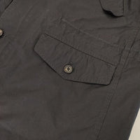 MARGARET HOWELL 578-8112006 COTTON NYLON COATING フィッシュテール モッズコート ネイビー レディース マーガレットハウエル【中古】5-0921M∞