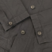 MARGARET HOWELL 578-8112006 COTTON NYLON COATING フィッシュテール モッズコート ネイビー レディース マーガレットハウエル【中古】5-0921M∞