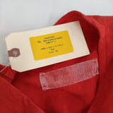 HALLELUJAH 小間使いローブ サイズ38 リネン Vネック ワンピース レッド レディース ハレルヤ【中古】5-0603M♪