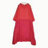 HALLELUJAH 未使用品 女羊飼いのローブ 38 定価39500円 切替 2way ワンピース 25SS ヴァーミリオン レッド レディース ハレルヤ【中古】5-0603M♪