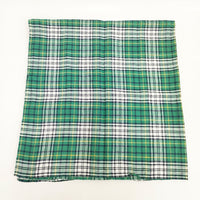fog linen work フリークロス テーブルカバー チェック リネン その他雑貨 グリーン ホワイト レディース フォグリネンワーク【中古】5-0726G◎