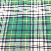 fog linen work フリークロス テーブルカバー チェック リネン その他雑貨 グリーン ホワイト レディース フォグリネンワーク【中古】5-0726G◎