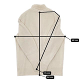 DoCLASSE カーディガン 半袖ニット セット アンサンブル アイボリー レディース ドゥクラッセ【中古】5-1019T∞