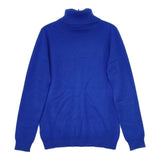 PRIME GARDEN プライムガーデン カシミヤ100％ タートルネック セーター ニット ブルー レディース【中古】5-1019T∞