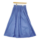 IENA メモリータフタフレアスカート サイズ38 定価20900円 24060900516040 ロングスカート 24AW ブルー レディース イエナ【中古】5-0614M♪