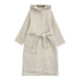 IENA モッサーダブルフェイス フードコート 定価72600円 23020900124040 サイズ38 コート 23AW オフホワイト レディース イエナ【中古】5-1103A♪