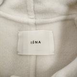 IENA モッサーダブルフェイス フードコート 定価72600円 23020900124040 サイズ38 コート 23AW オフホワイト レディース イエナ【中古】5-1103A♪