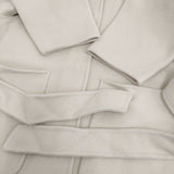 IENA モッサーダブルフェイス フードコート 定価72600円 23020900124040 サイズ38 コート 23AW オフホワイト レディース イエナ【中古】5-1103A♪