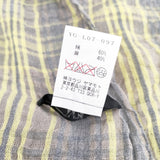 Y's コットンリネン YG-L07-097 マフラー ストール グレー イエロー レディース ワイズ/Yohji【中古】5-0726M◎