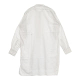 45R/45rpm ハケ目のグーグーシャツ 定価28600円 コットン プルオーバー チュニック ホワイト レディース フォーティーファイブアールピーエム【中古】5-1204M∞