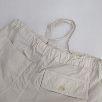 MHL. 595-2140503 SUPERFINE COTTON TWILL トラウザーズ パンツ 22SS オフホワイト レディース エムエイチエル【中古】5-0922G∞