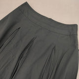 MARGARET HOWELL 578-1232007 SILK COTTON POPLIN SKIRT 定価41800円 スカート 21AW ブルーグレー レディース マーガレットハウエル【中古】5-1204M∞