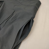 MARGARET HOWELL 578-1232007 SILK COTTON POPLIN SKIRT 定価41800円 スカート 21AW ブルーグレー レディース マーガレットハウエル【中古】5-1204M∞