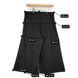 VIVIENNE TAM ポリエステル ワイド ガウチョパンツ ブラック レディース ヴィヴィアンタム【中古】5-0807M∞