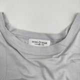 HUG O WaR ノースリーブ カットソー ライトブルー レディース ハグオーワー【中古】5-0622S♪
