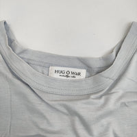 HUG O WaR ノースリーブ カットソー ライトブルー レディース ハグオーワー【中古】5-0622S♪