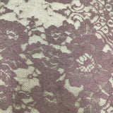 solstiss ソルティス リバーレース カシミヤストール マフラー ストール パ＾プル ベージュ レディース【中古】5-1128T◎