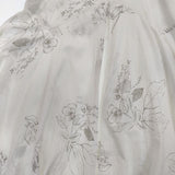 Sita murt スペイン製 コットン ボタニカル ロングスカート ホワイト レディース シタムル【中古】5-0807M∞