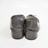 repetto エナメル パテント CENDRILLON パンプス サイズ38 1/2 バレエシューズ グレー レディース レペット【中古】5-0904G◎