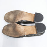 repetto エナメル パテント CENDRILLON パンプス サイズ38 1/2 バレエシューズ グレー レディース レペット【中古】5-0904G◎