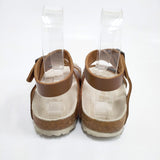 BIRKENSTOCK 24.5/38 狭幅 アンクルベルト サンダル ブラウン レディース ビルケンシュトック【中古】5-0726S◎