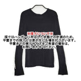 IENA パールボタンプルオーバー ウールリブ セーター ニット ブラック レディース イエナ【中古】5-1019T∞