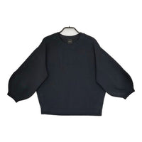 Spick and Span ストレッチボリュームスリーブプルオーバー コットン混　 ニット 濃紺 ネイビー レディース スピックアンドスパン【中古】5-0807M∞