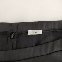 IENA ペプラムティアードスカート サイズ38 定価16500円 24060900816040 ロングスカート 24AW ブラック レディース イエナ【中古】5-0614M♪