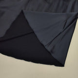 SLOBE IENA サテンマーメイドスカート ロングスカート 22AW ネイビー レディース スローブイエナ【中古】5-1204M∞