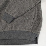 Bliss bunch 毛混パイルモックネックバルーンプルオーバー セーター ニット グレー レディース ブリスバンチ【中古】5-1019T∞