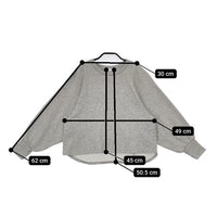 ynir ユニール コットン yni-30916 トレーナー スウェット グレー レディース【中古】5-0807M∞