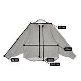 ynir ユニール コットン yni-30916 トレーナー スウェット グレー レディース【中古】5-0807M∞