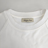 Maglia Plus 裏起毛ポンチ パフスリーブプルオーバー スウェット オフホワイト レディース マリアプラス【中古】5-1019T∞