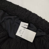 Le Melange レースマーメイドスカート コットン ロングスカート ブラック レディース ルメランジュ【中古】5-1204M∞