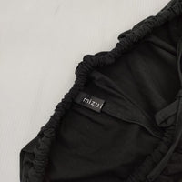 mizuiro-ind コットン ワイド イージー パンツ ブラック レディース ミズイロインド【中古】5-0911G∞