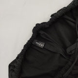 mizuiro-ind コットン ワイド イージー パンツ ブラック レディース ミズイロインド【中古】5-0911G∞
