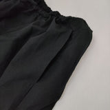 mizuiro-ind コットン ワイド イージー パンツ ブラック レディース ミズイロインド【中古】5-0911G∞