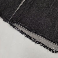 audrey and john wad サイドプリーツデニムロングスカート ロングスカート ブラック レディース オードリーアンドジョンワッド【中古】5-0911M∞