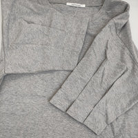 nachukara nk238071 タックスリーブ Ｔシャツ カットソー グレー レディース ナチュカラ【中古】5-0622S♪