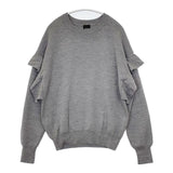 Spick and Span ウォッシャブルウールフレアースリーブプルオーバー セーター ニット グレー レディース スピックアンドスパン【中古】5-1019T∞