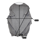 Spick and Span ウォッシャブルウールフレアースリーブプルオーバー セーター ニット グレー レディース スピックアンドスパン【中古】5-1019T∞